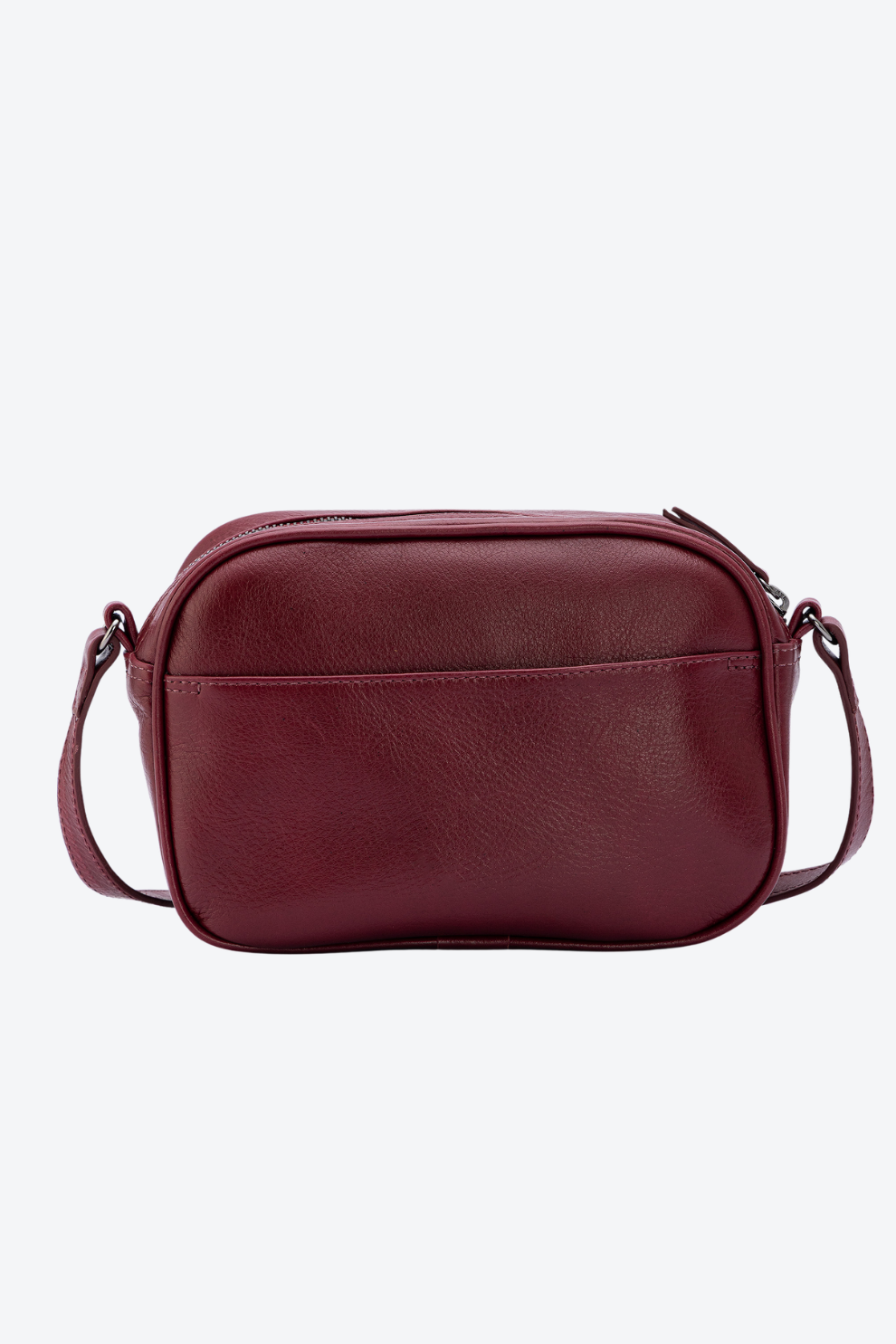 Bolsa Transversal Camera em Couro Pequena