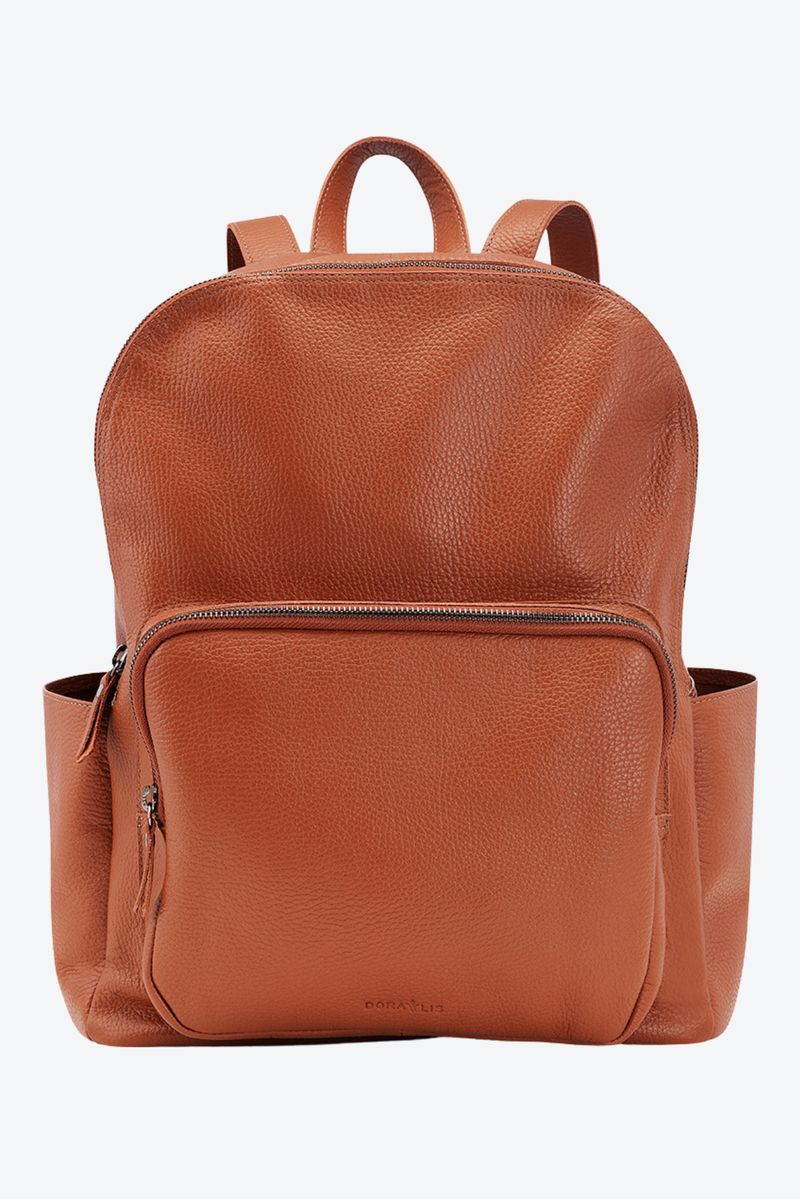 Mochila Couro Porta Notebook Grande