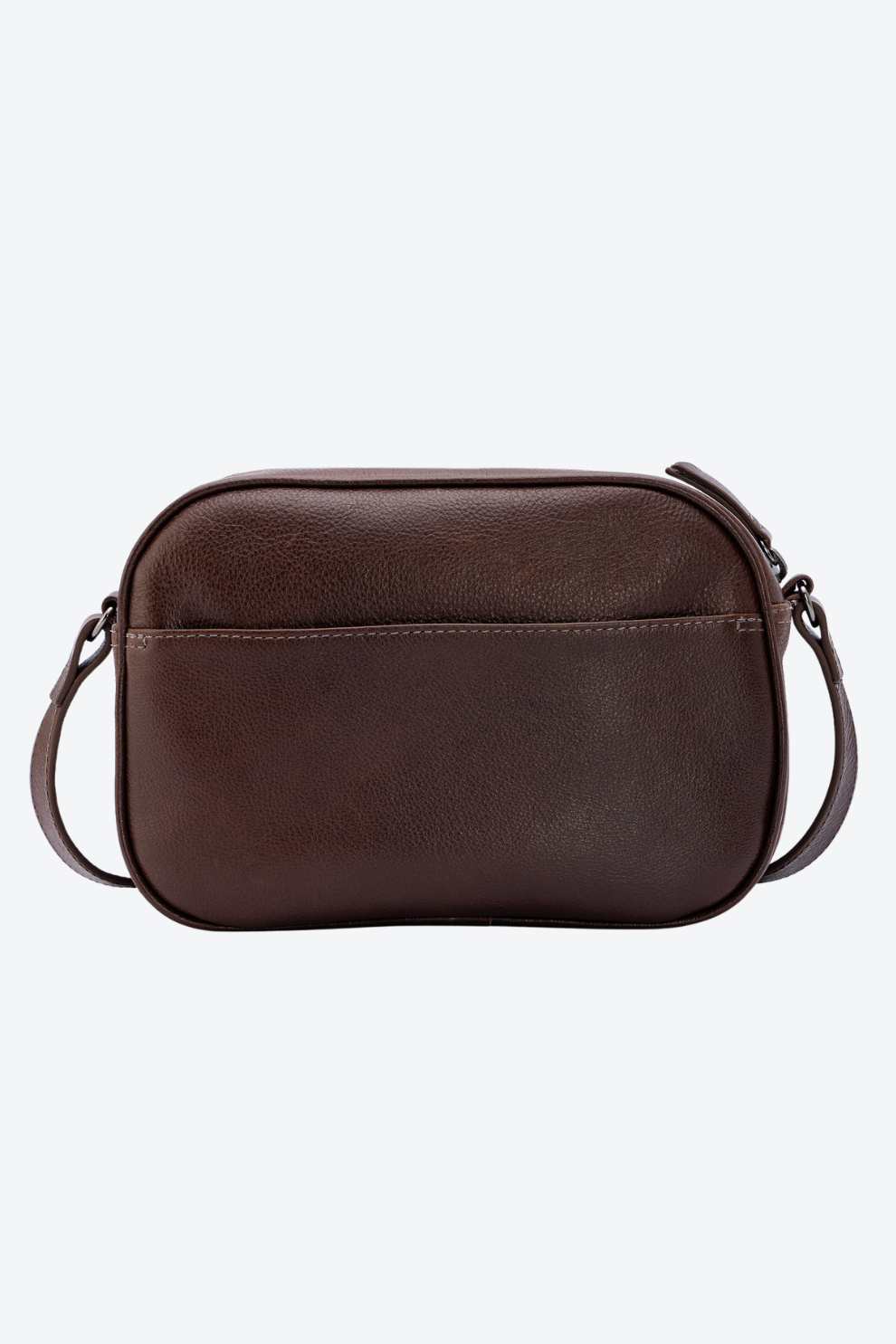 Bolsa Transversal Camera em Couro Pequena