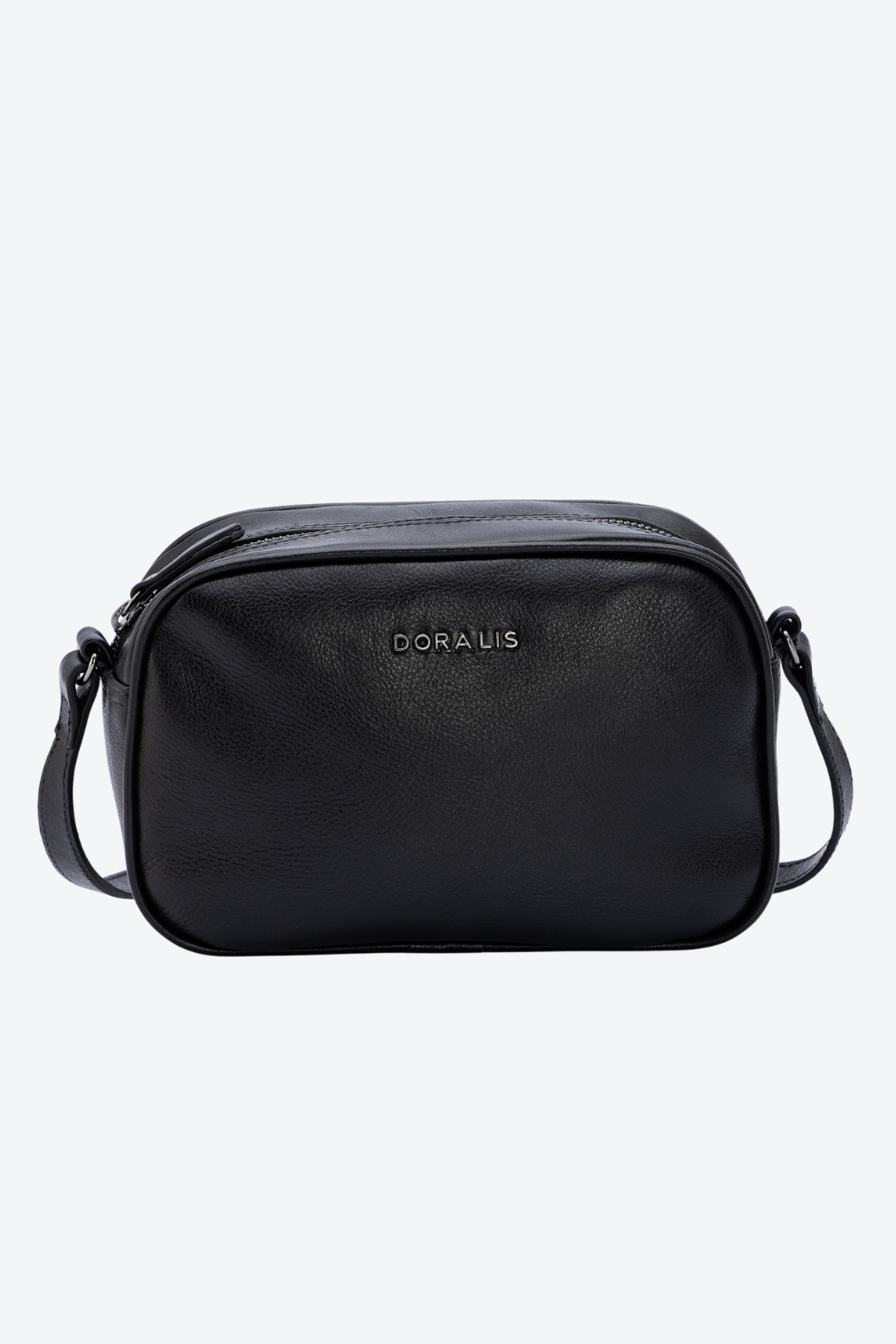 Bolsa Transversal Camera em Couro Pequena