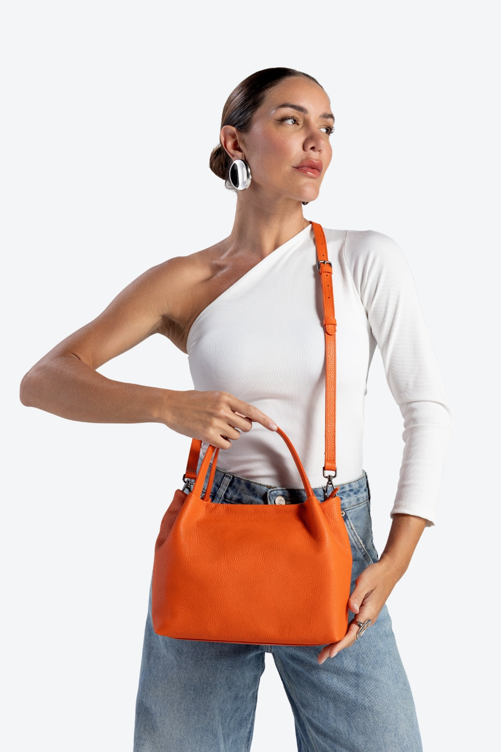 Bolsa Couro Tote Média