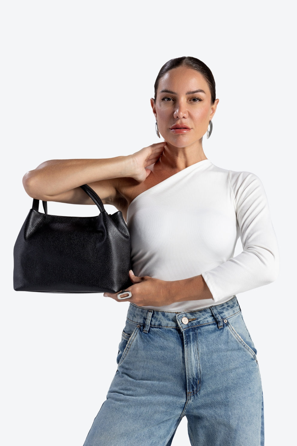 Bolsa Couro Tote Média