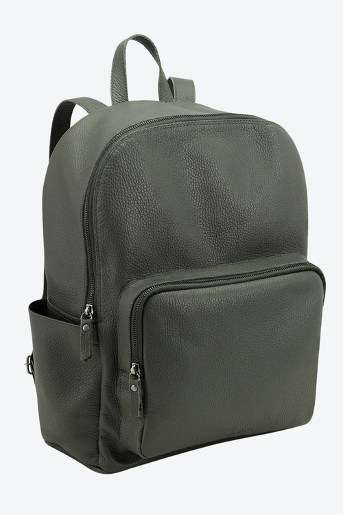 Mochila Couro Porta Notebook Grande