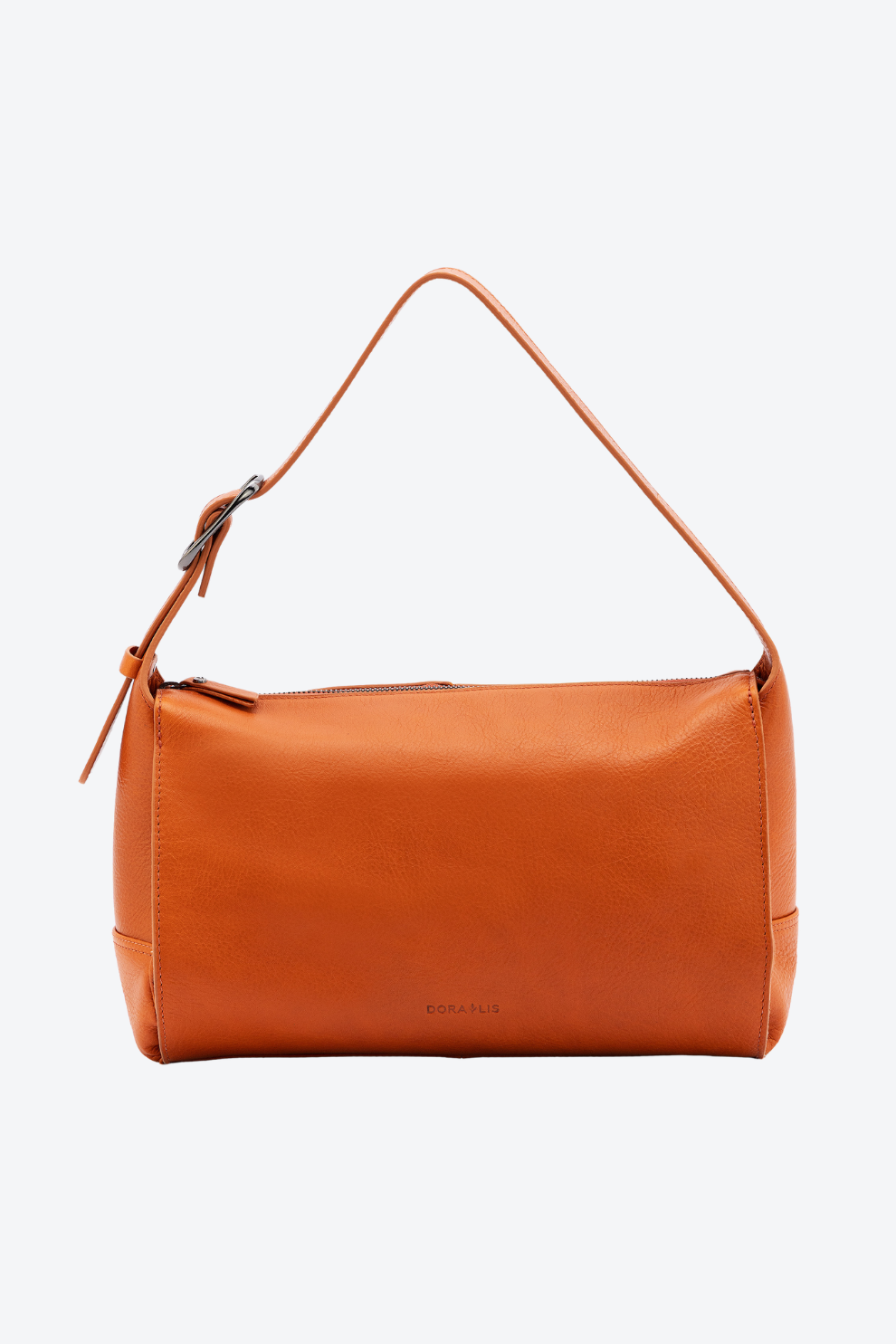 Bolsa Couro Fivela Ombro Média