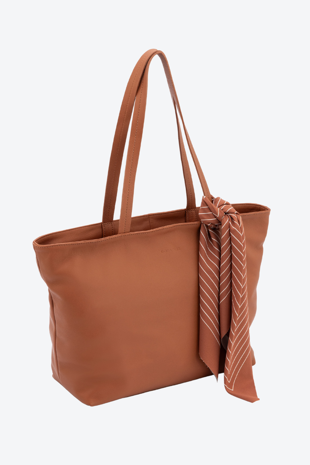 Bolsa Couro Shopping Lenço Grande