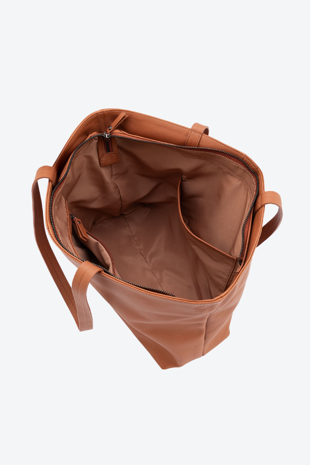 Bolsa Couro Shopping Lenço Grande