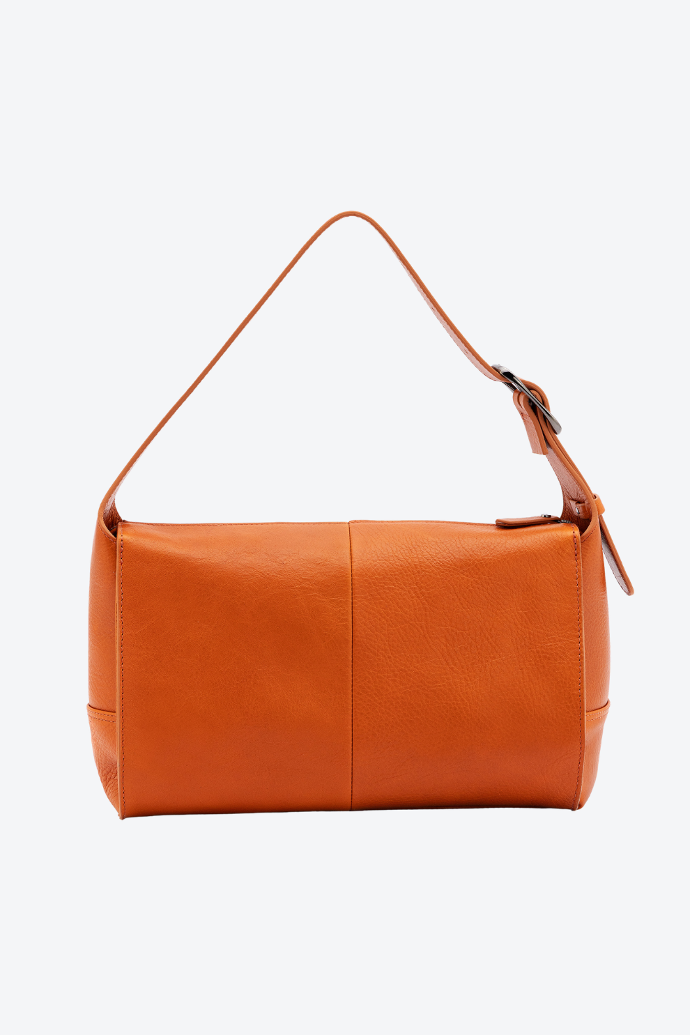 Bolsa Couro Fivela Ombro Média