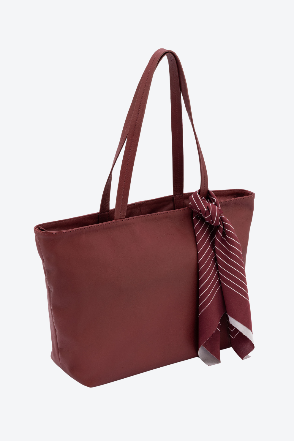 Bolsa Couro Shopping Lenço Grande