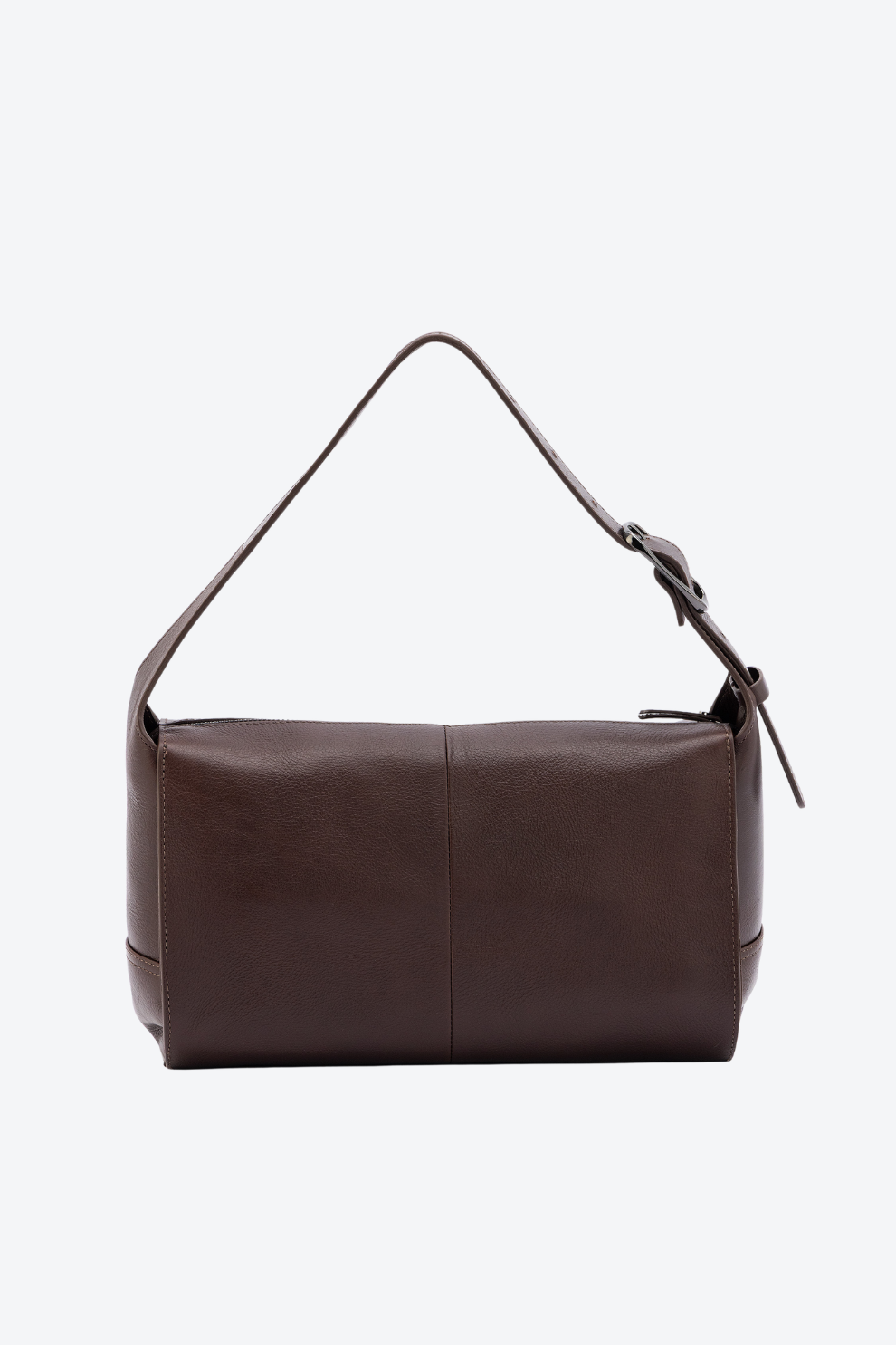 Bolsa Couro Fivela Ombro Média