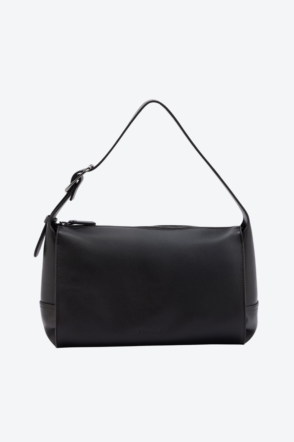 Bolsa Couro Fivela Ombro Média
