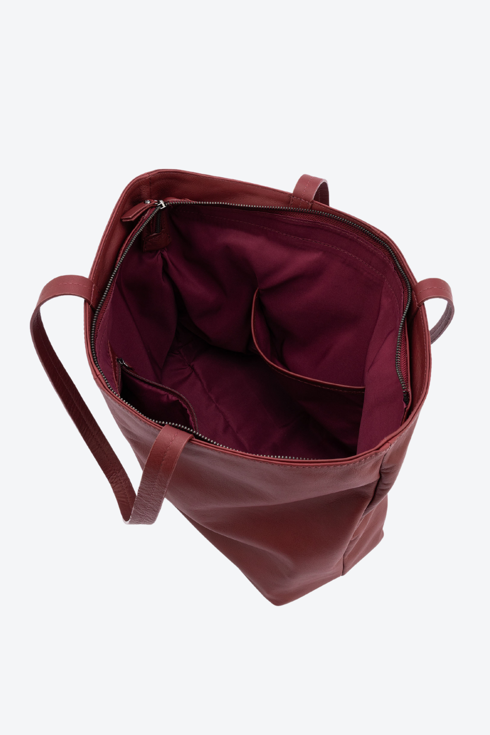 Bolsa Couro Shopping Lenço Grande