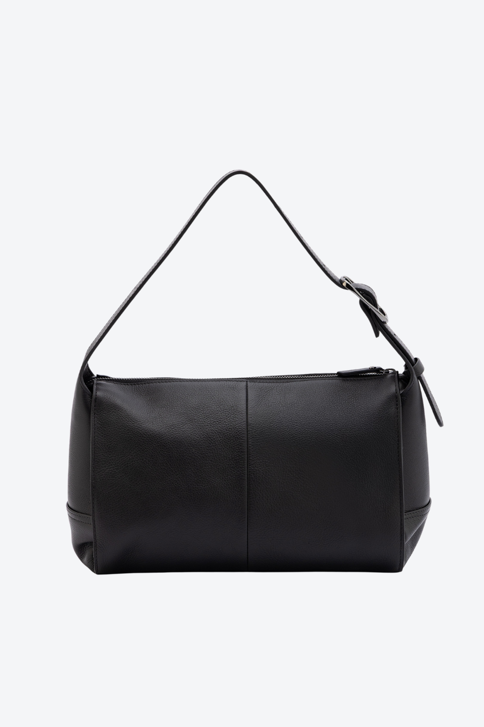Bolsa Couro Fivela Ombro Média