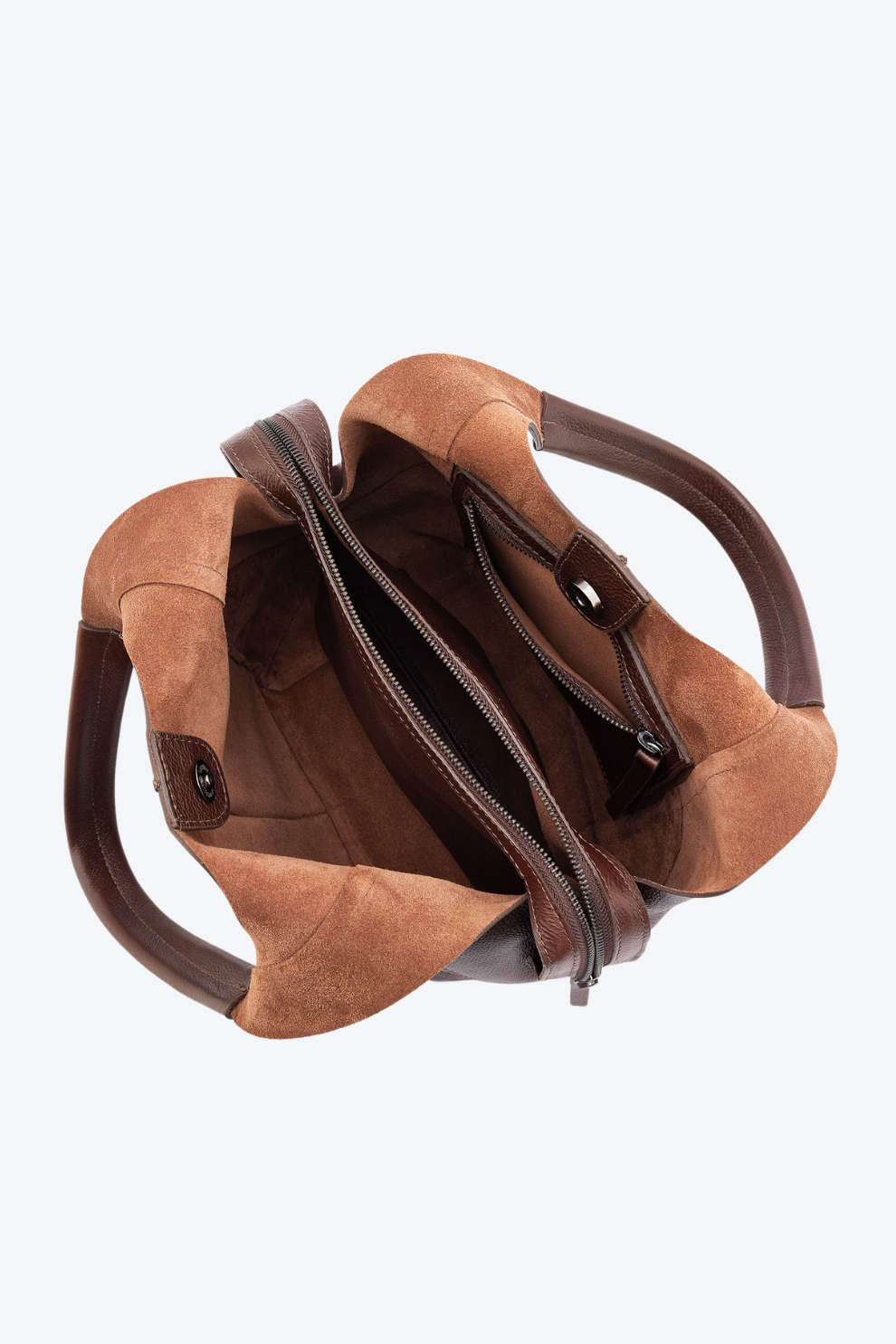 Bolsa Couro Hobo Zíper Média