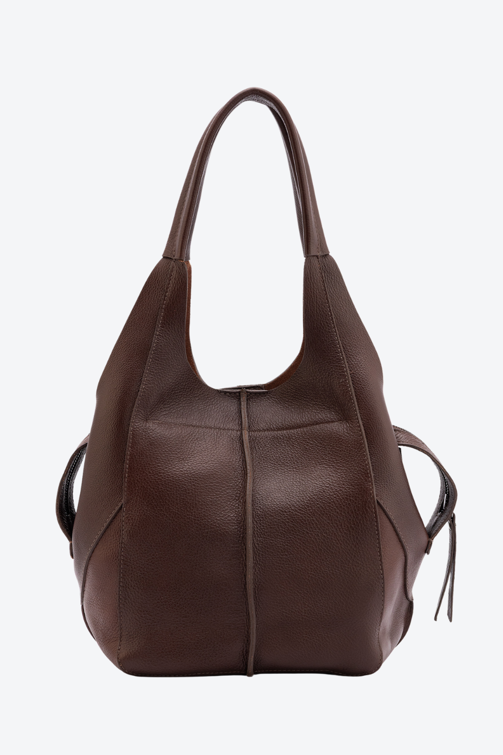 Bolsa Couro Hobo Zíper Média