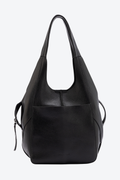 Bolsa Couro Hobo Zíper Média