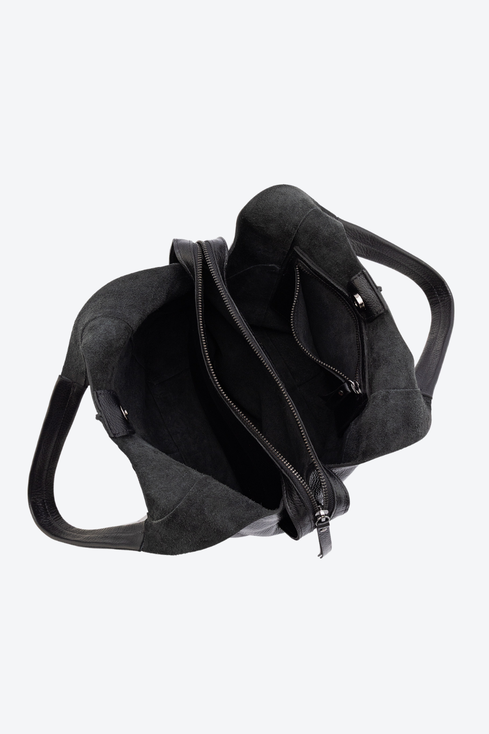 Bolsa Couro Hobo Zíper Média