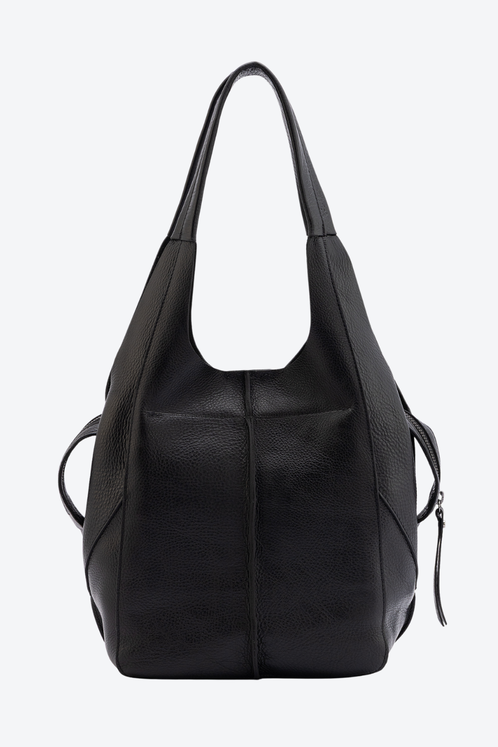 Bolsa Couro Hobo Zíper Média