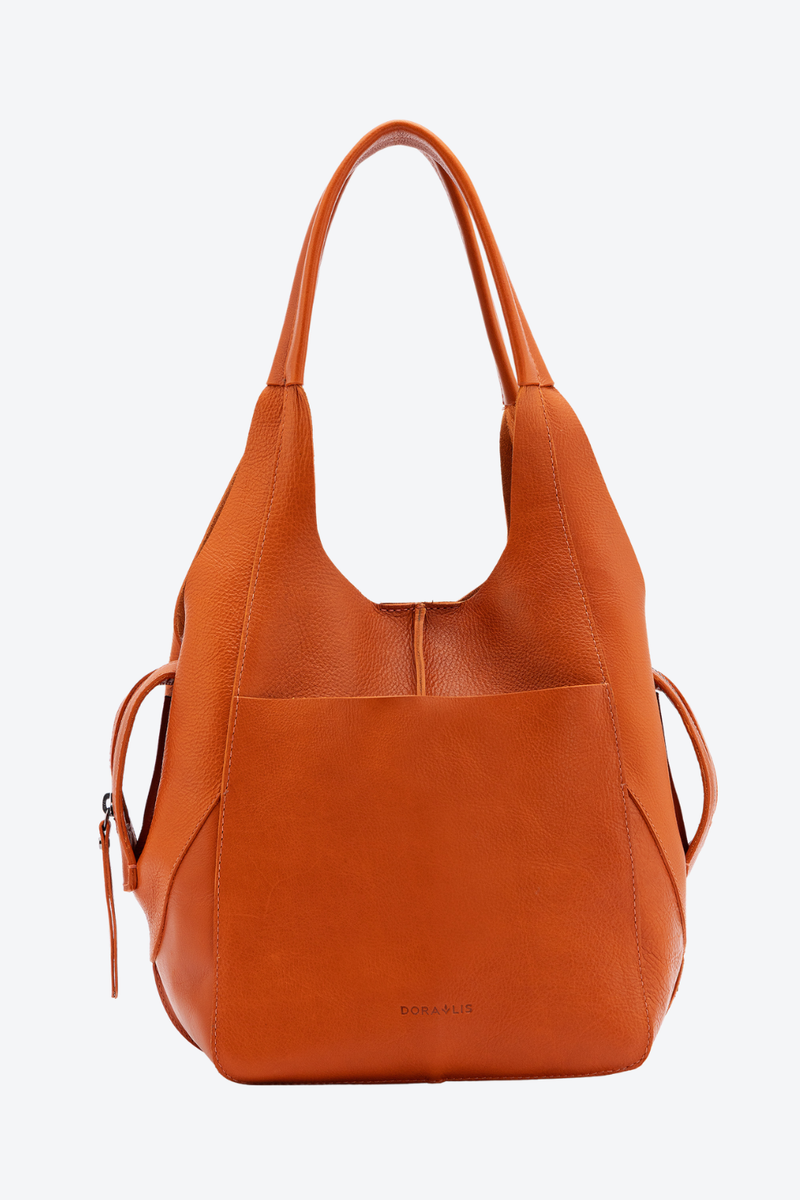 Bolsa Couro Hobo Zíper Média