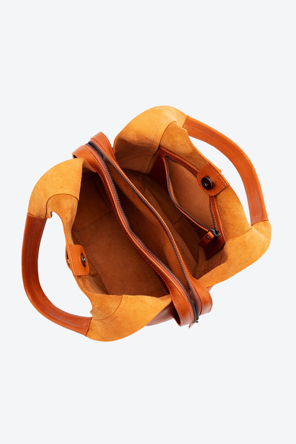 Bolsa Couro Hobo Zíper Média