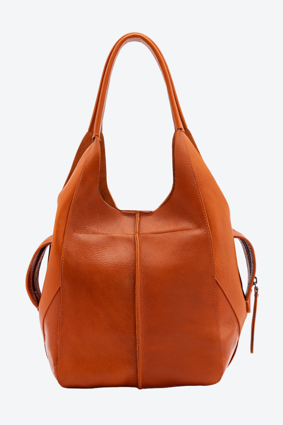 Bolsa Couro Hobo Zíper Média