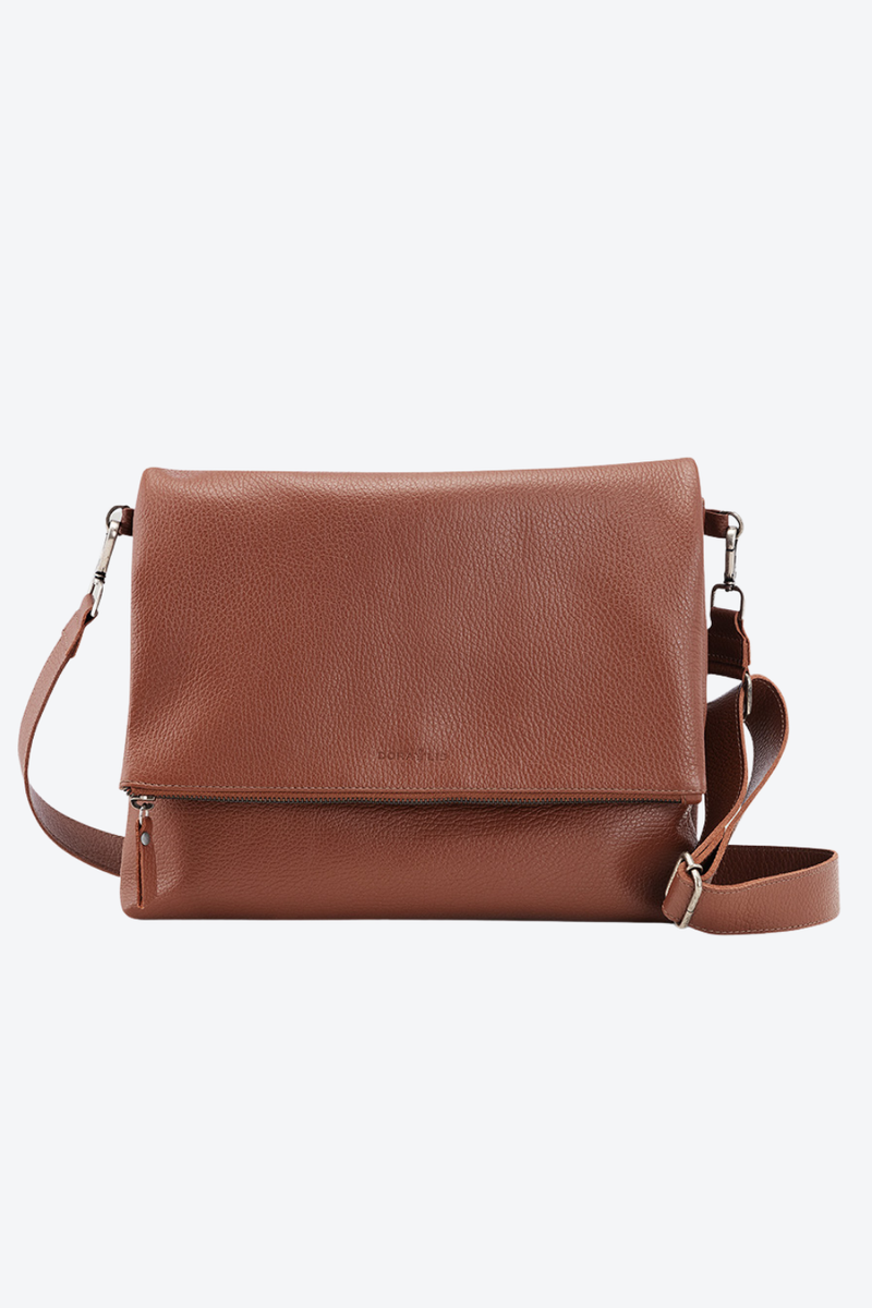 Bolsa Couro Estilo Pasta Média