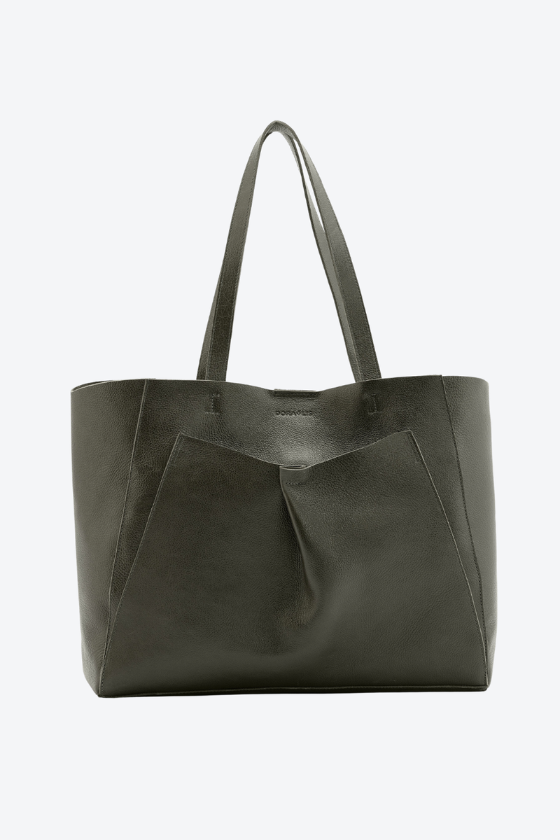 Bolsa Couro Maxi Shopper Grande