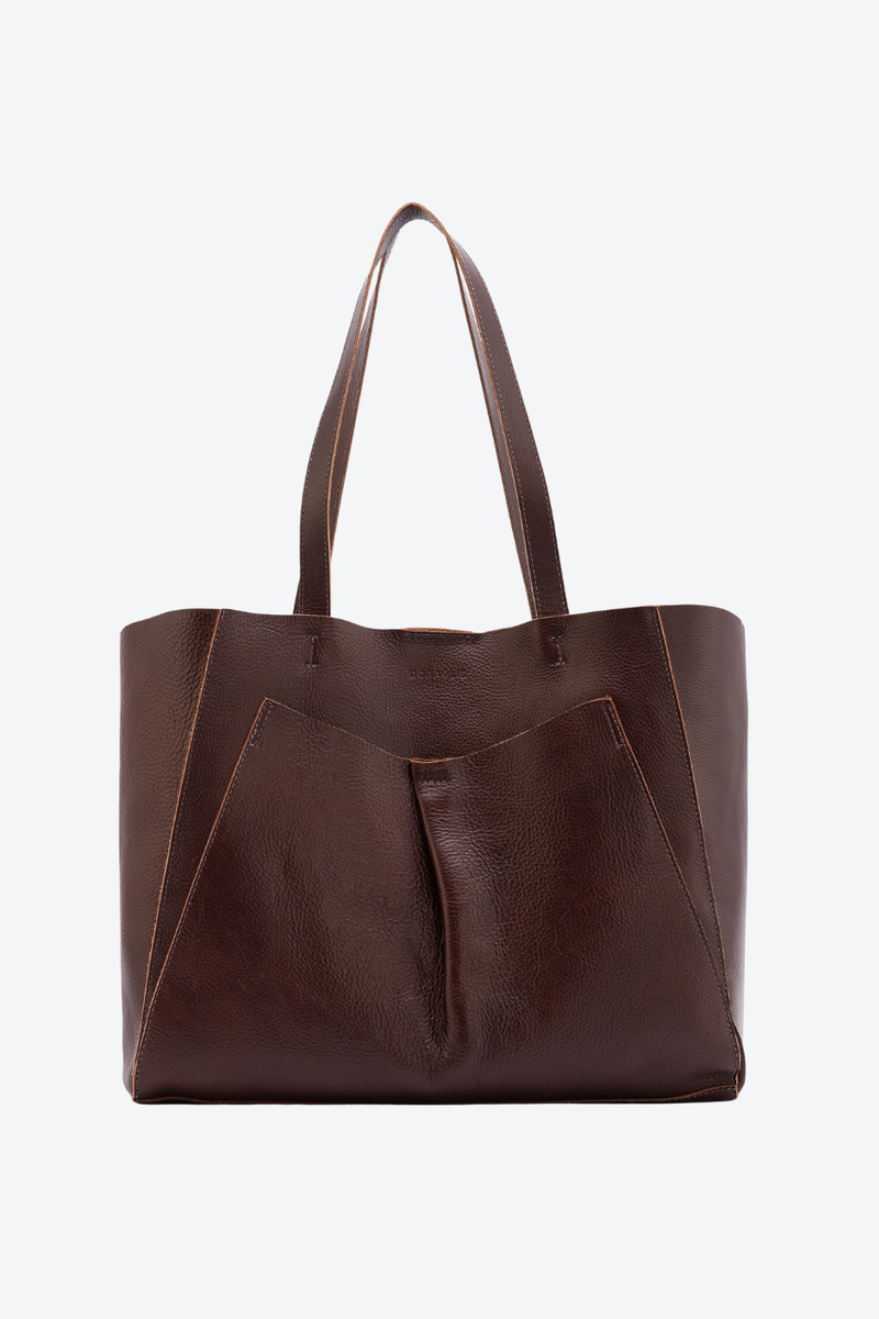 Bolsa Couro Maxi Shopper Grande