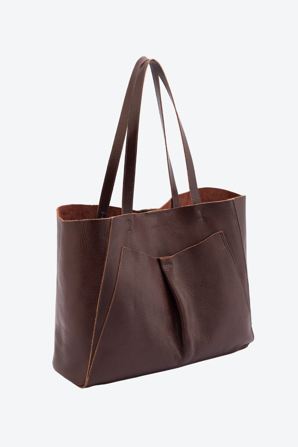 Bolsa Couro Maxi Shopper Grande