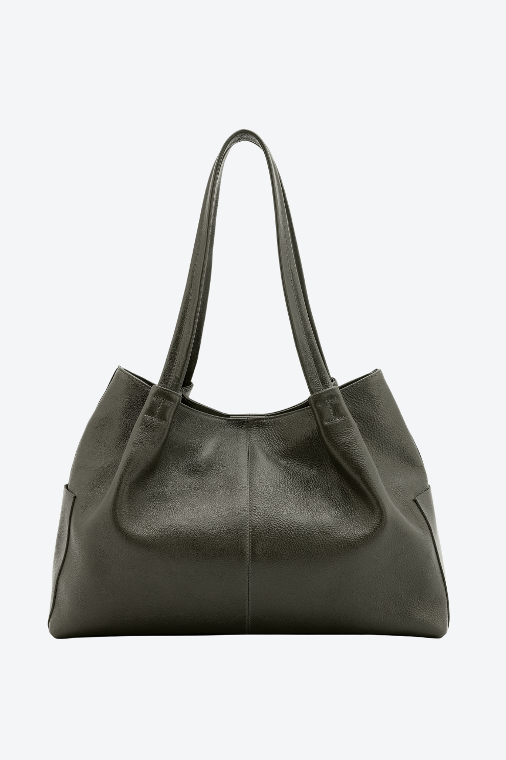 Bolsa Couro Shopping Detalhe Grande