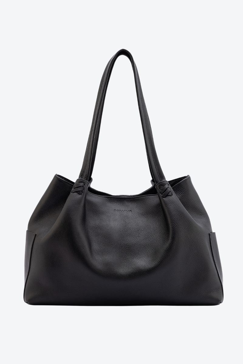 Bolsa Couro Shopping Detalhe Grande