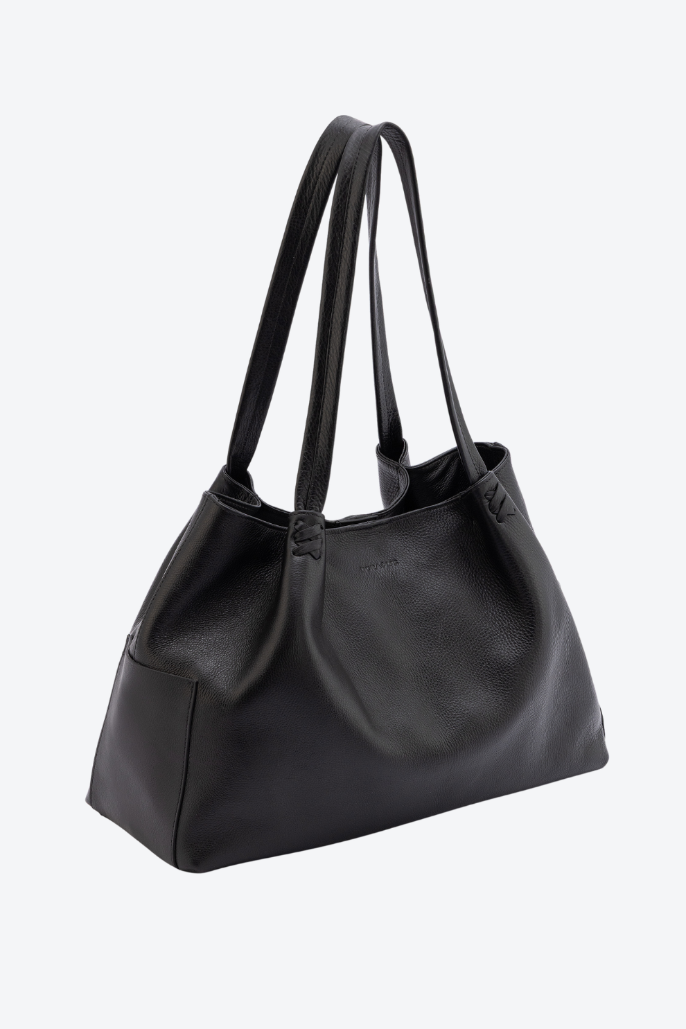 Bolsa Couro Shopping Detalhe Grande