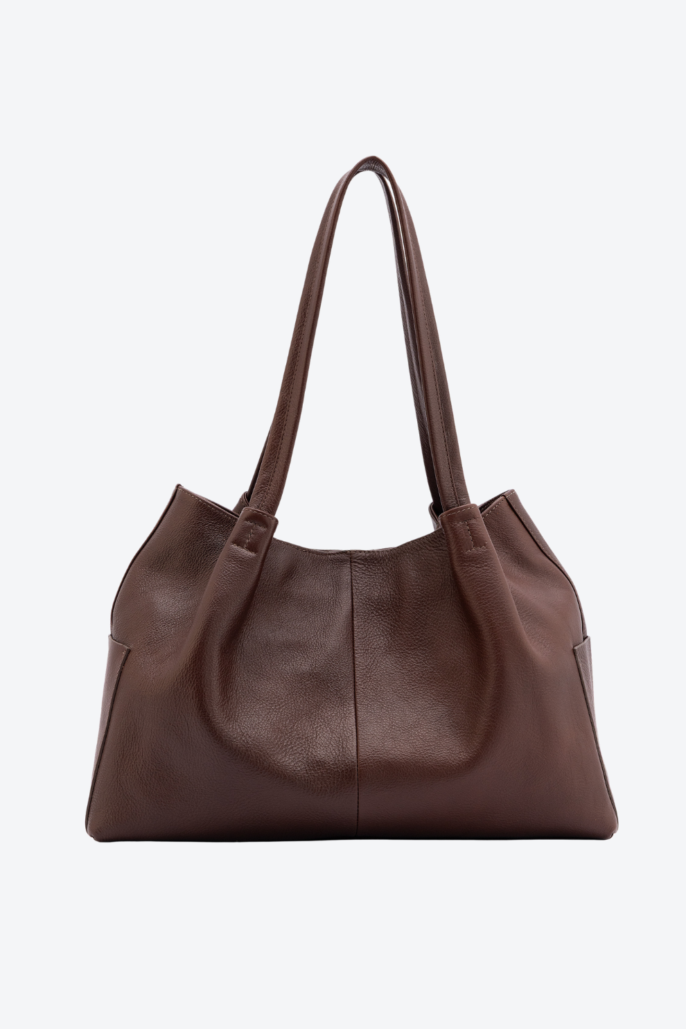 Bolsa Couro Shopping Detalhe Grande