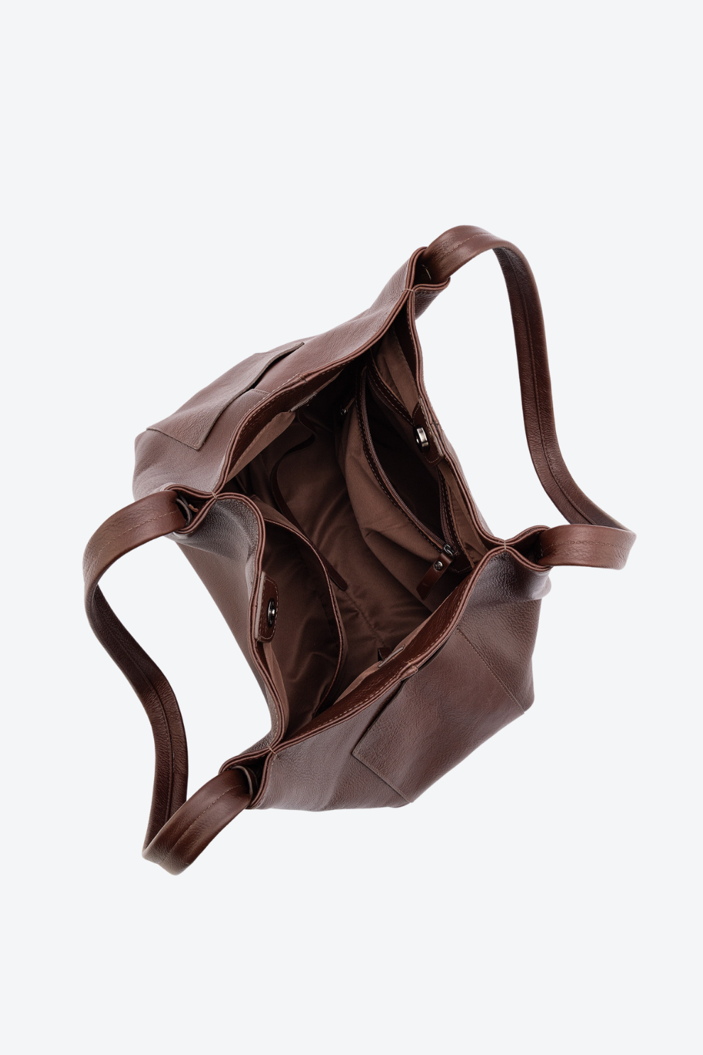 Bolsa Couro Shopping Detalhe Grande