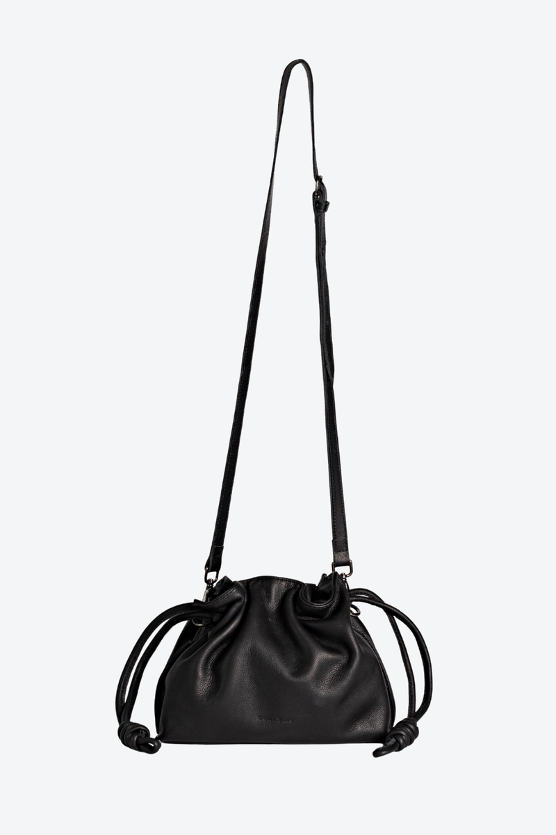 Bolsa Couro Saco Pequena