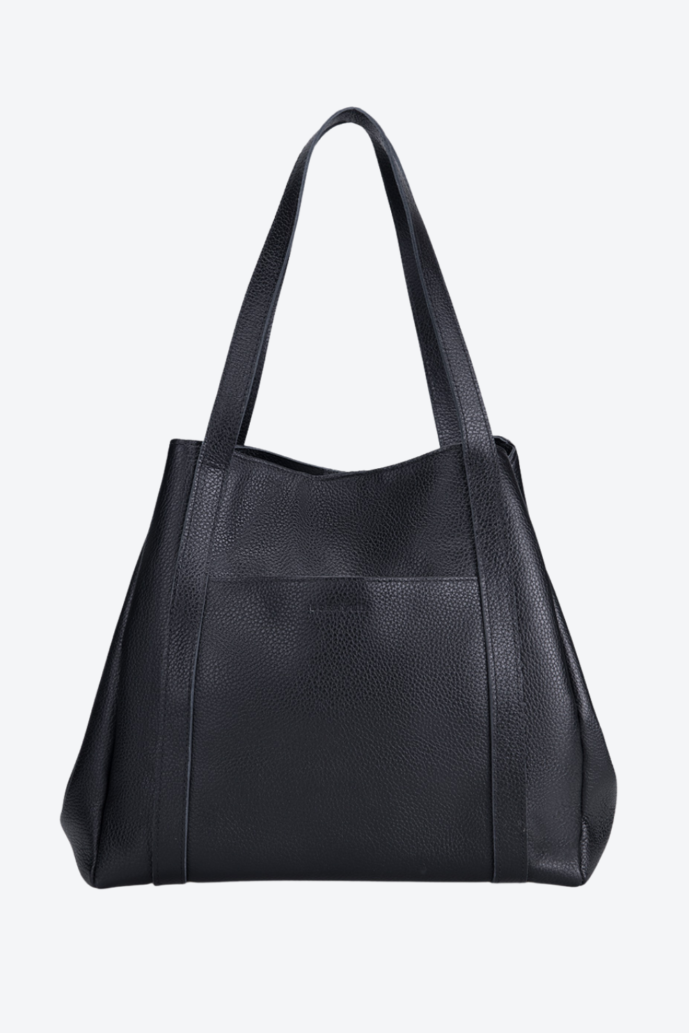 Bolsa Couro Três Divisórias Grande