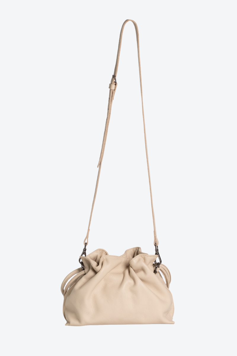 Bolsa Couro Saco Pequena