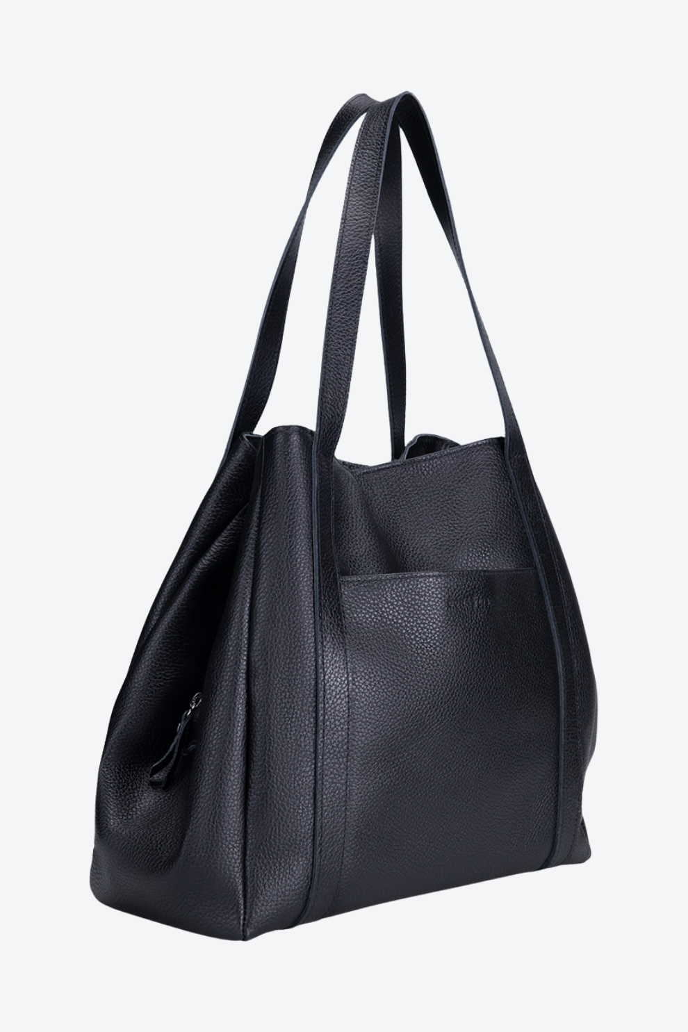 Bolsa Couro Três Divisórias Grande