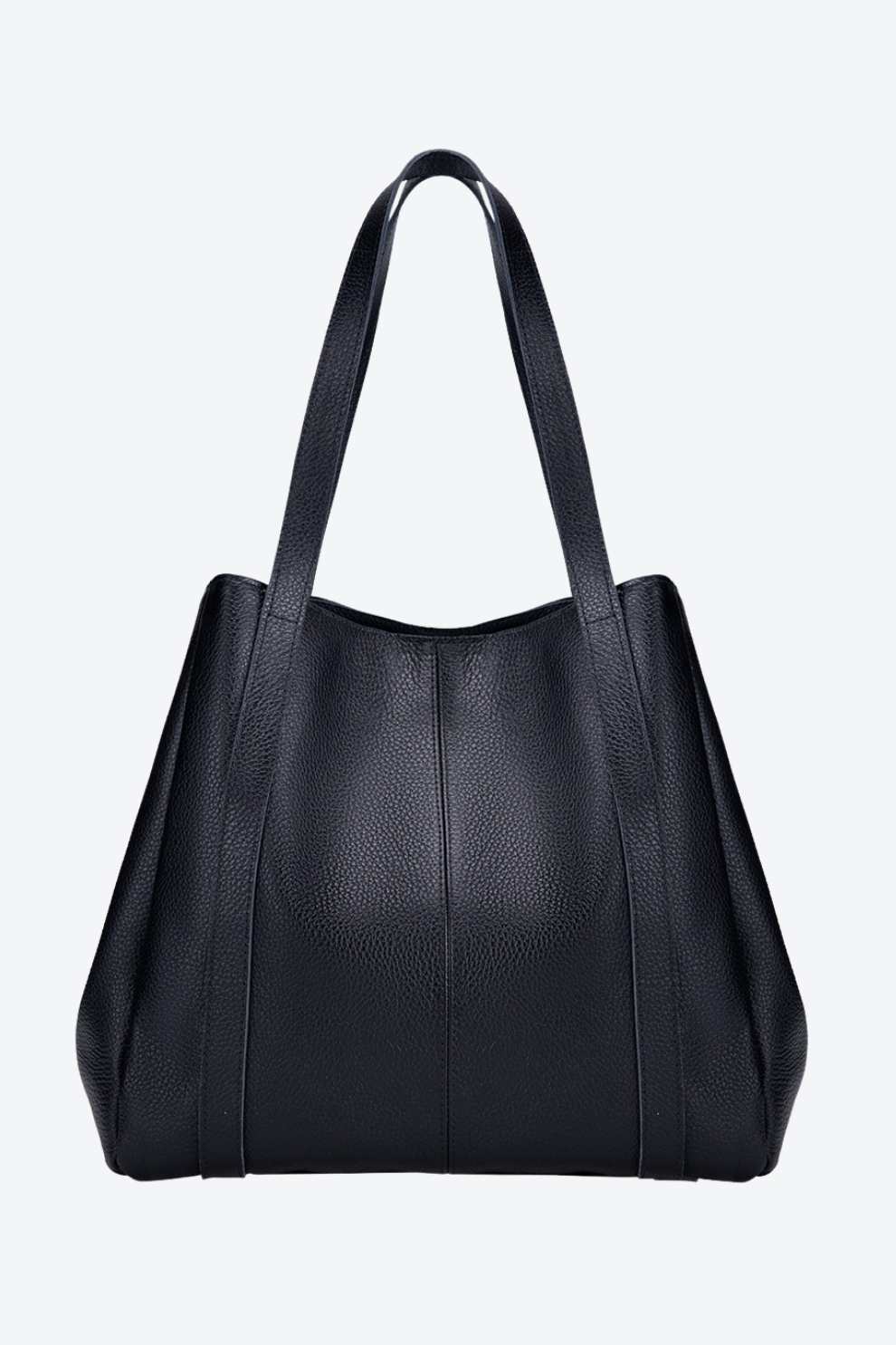 Bolsa Couro Três Divisórias Grande