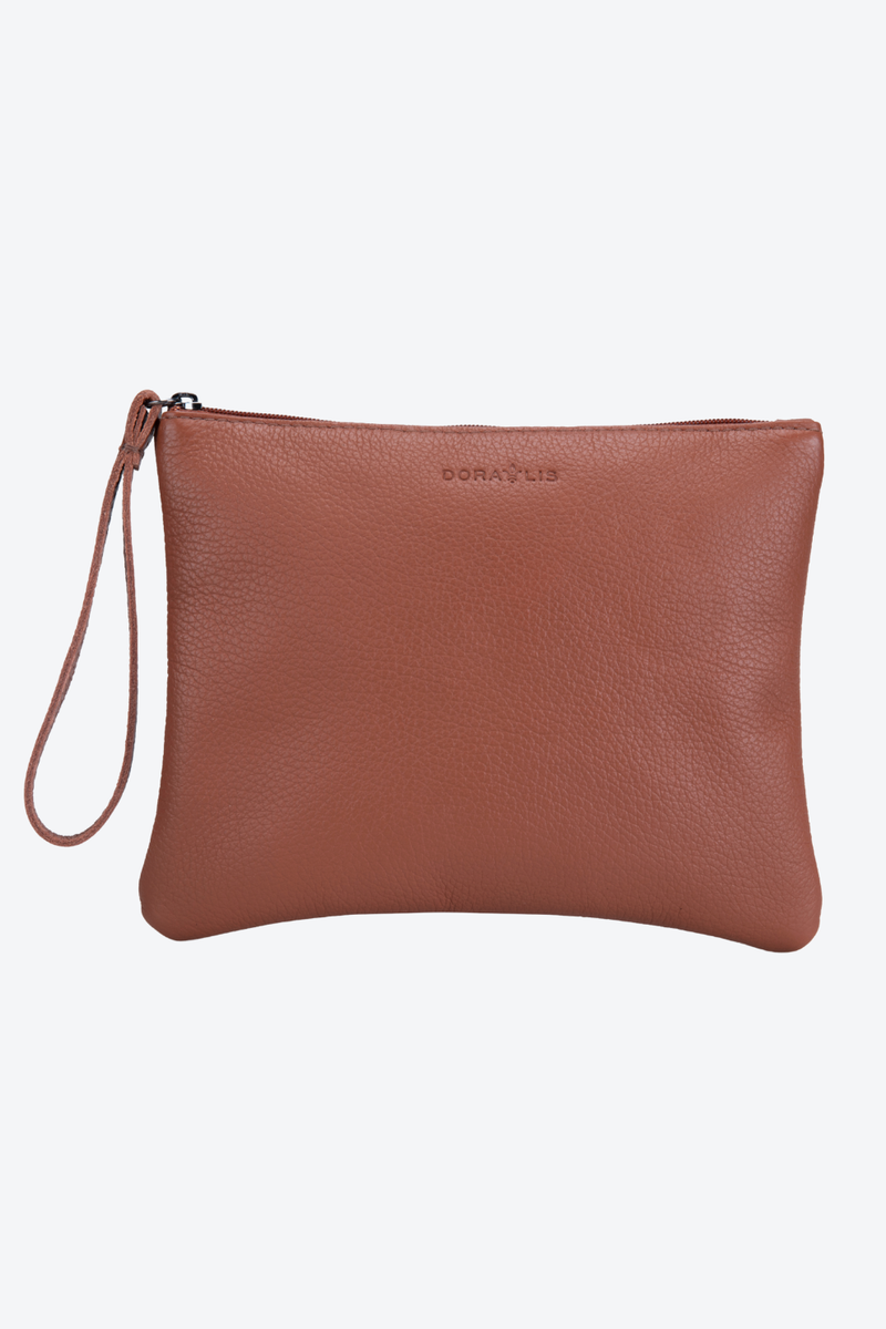 Necessaire Couro Lisa Grande