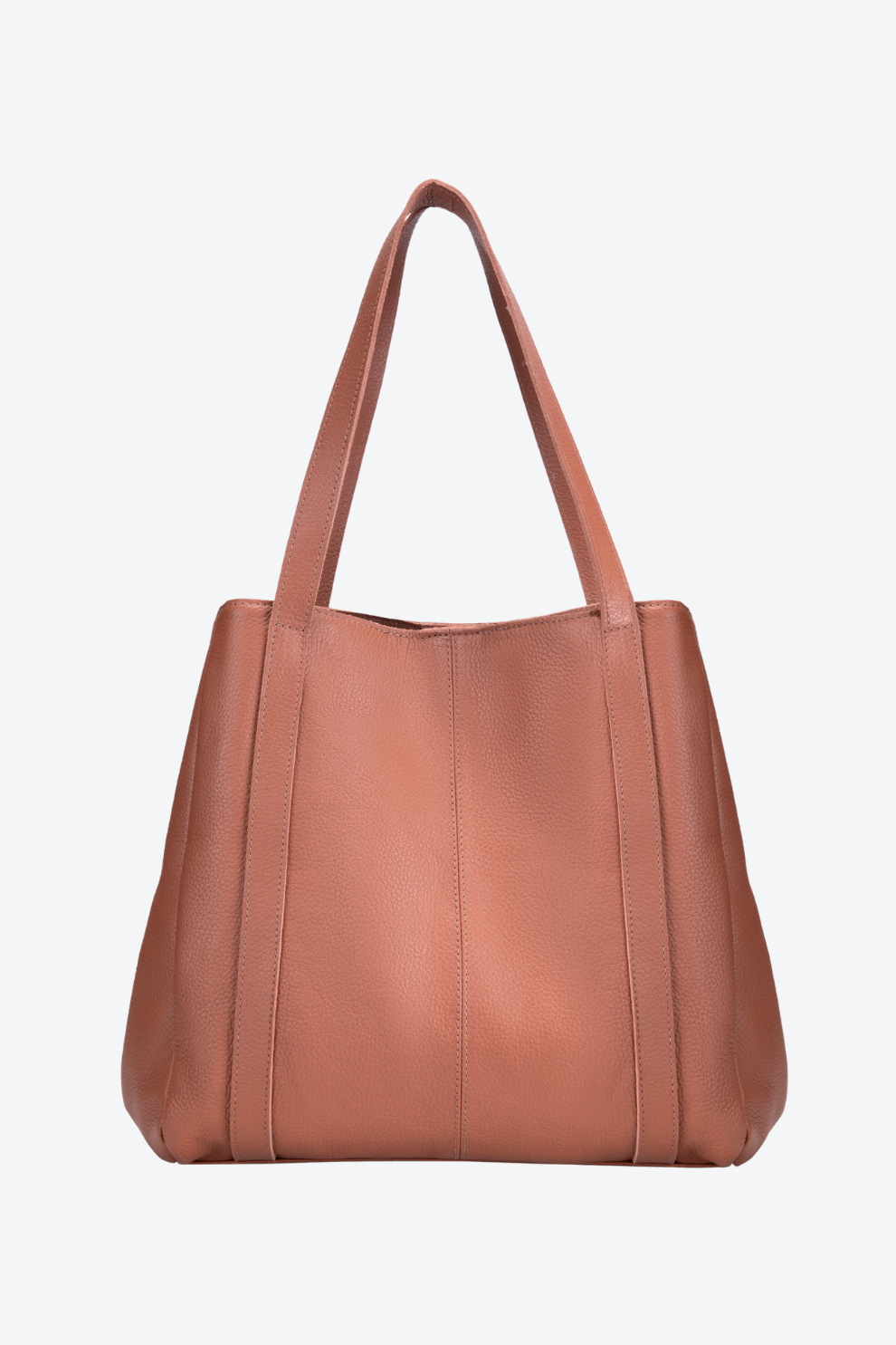 Bolsa Couro Três Divisórias Grande