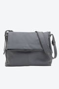 Bolsa Couro Alça Trançada Média