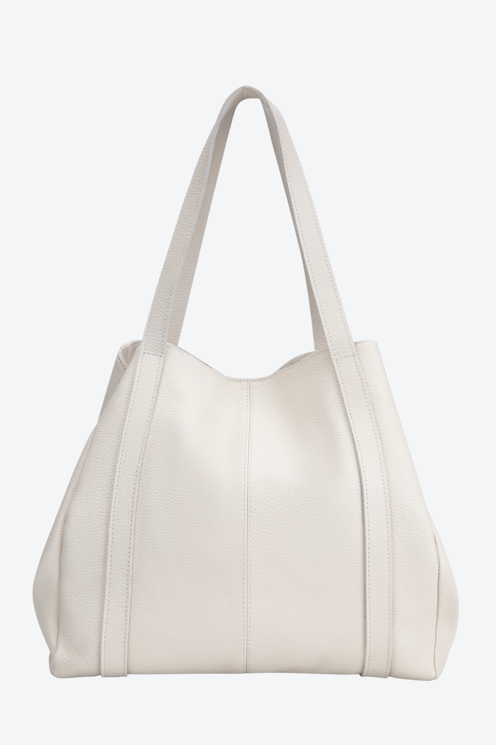 Bolsa Couro Três Divisórias Grande