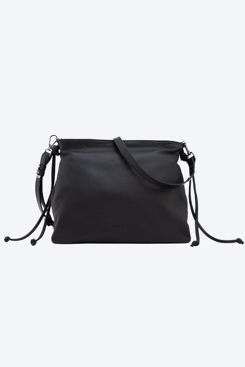 Bolsa Couro Shoulder Transversal Média