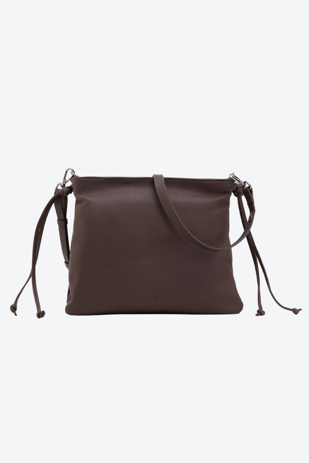 Bolsa Couro Shoulder Transversal Média