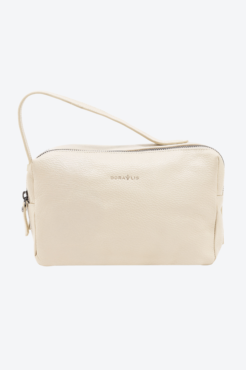 Necessaire Couro Dois Ziperes Grande
