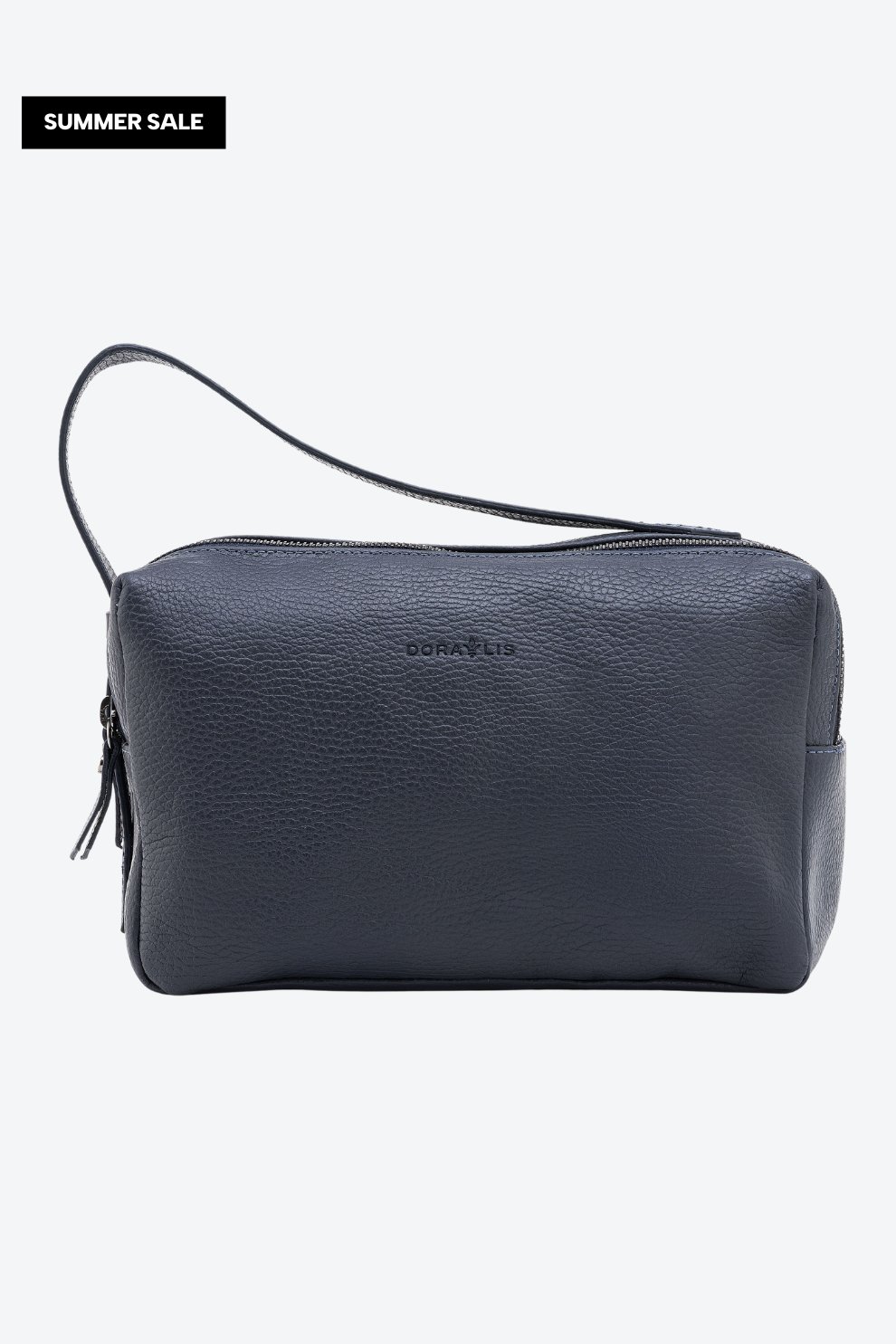 Necessaire Couro Dois Ziperes Grande