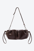 Bolsa Couro Baguete Slouchy Média