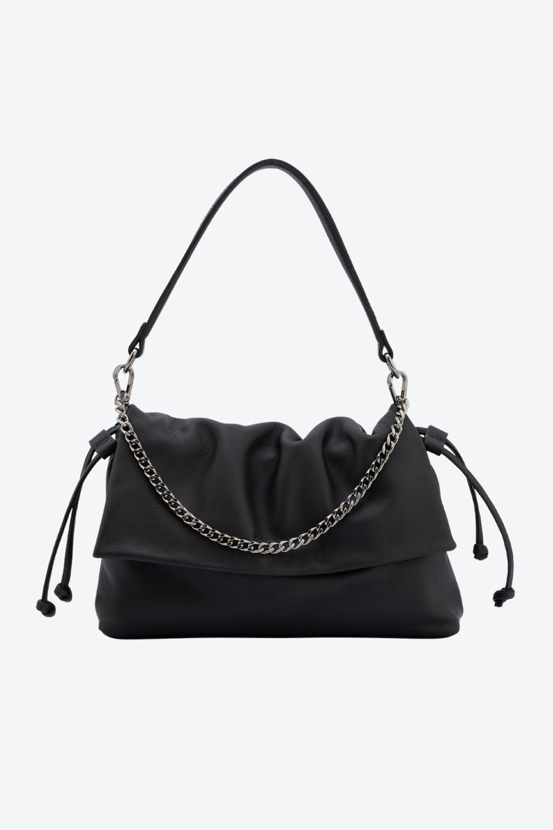 Bolsa Couro Corrente Média