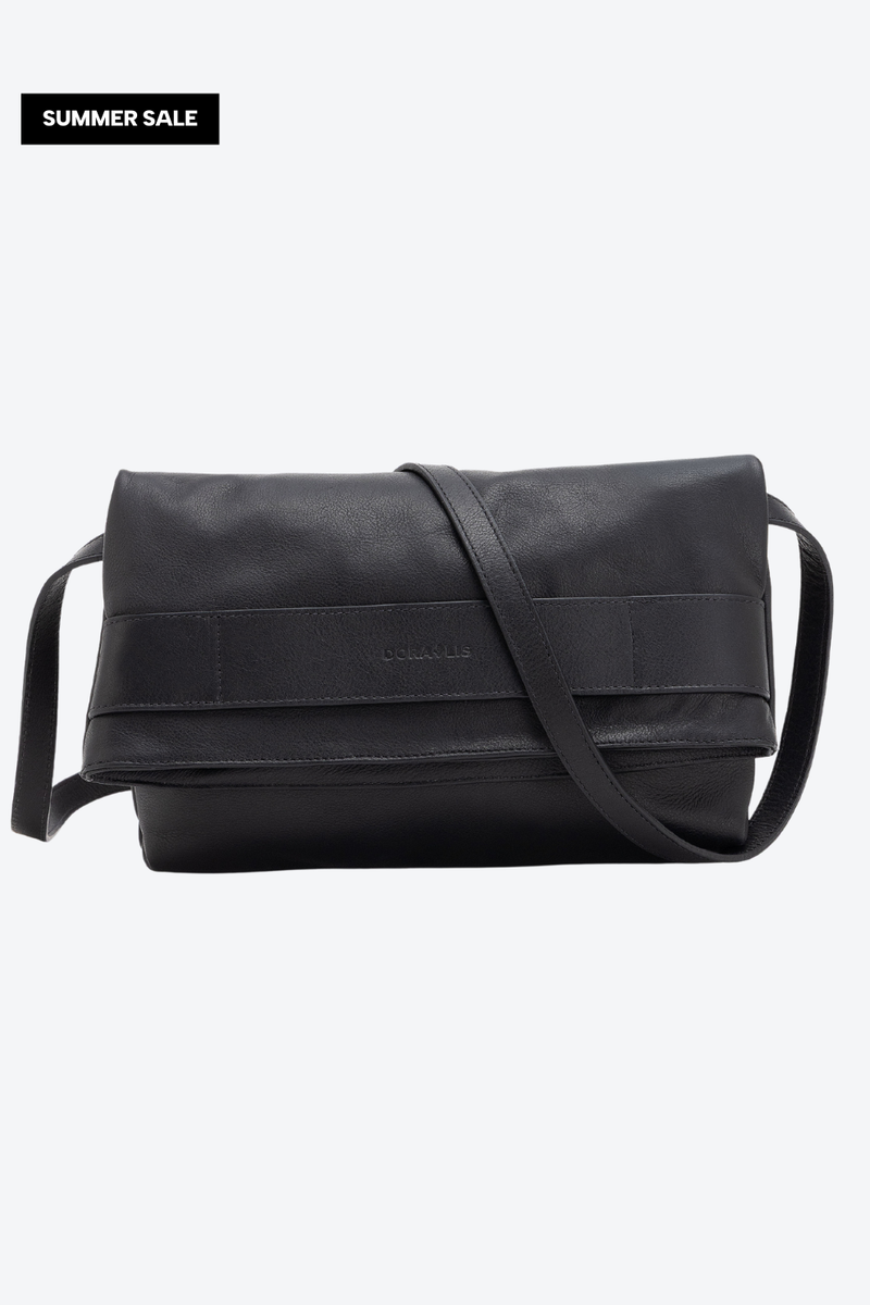 Bolsa Clutch Couro Faixa Média