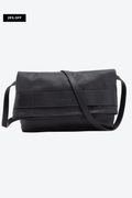 Bolsa Clutch Couro Faixa Média